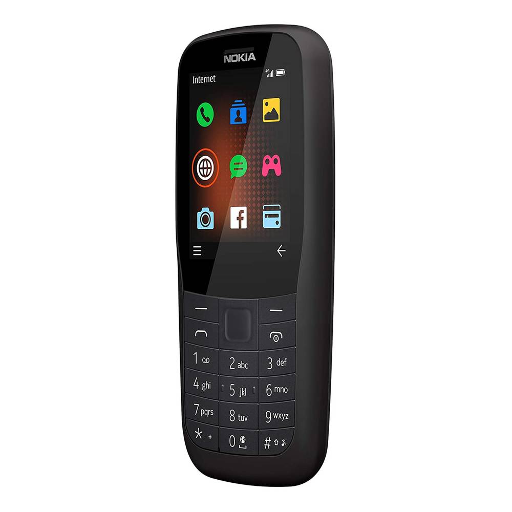 0005233 Nokia 220 Keypad Senior Phone 4glte Only Black 